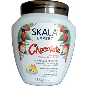 Skala Expert Chocolate Treatment for Brown Hair - 1000ml, Hydration & Renewal, Reduces Porosity, Natural Ingredients, Irresistible Fragrance