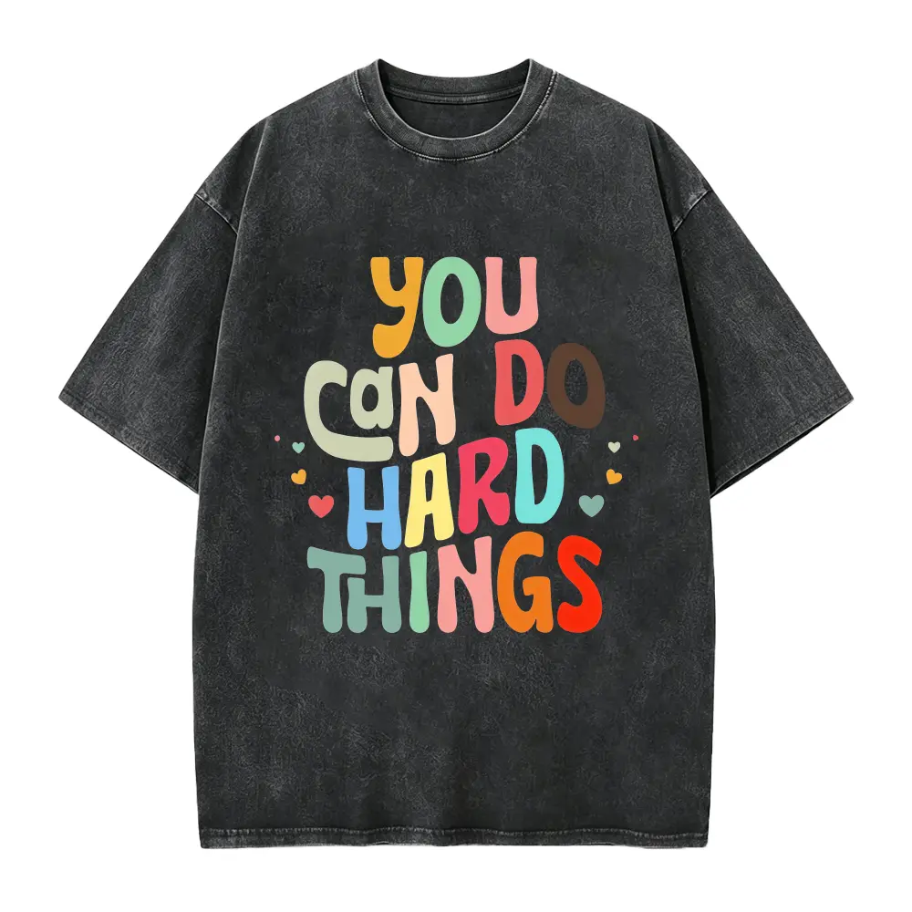 Men's Cotton Seamless Casual Foldable Top - Inspirational Apparel for Teachers, School Counselors, Special Education Professionals