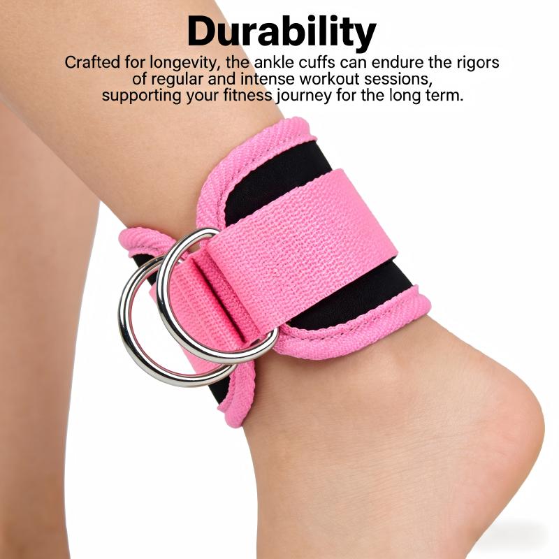Ankle Strap Set (2PCS) , Fitness & Sports Ankle Strap for Home & Gym Workouts -Protective Gear for Women & Men, Exercise Equipment & Workout Band