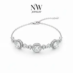 Elegant Natural White Crystal Bracelet Christmas Gift Breathtaking Beauty Exceptional Craftsmanship Perfect for Any Outfit