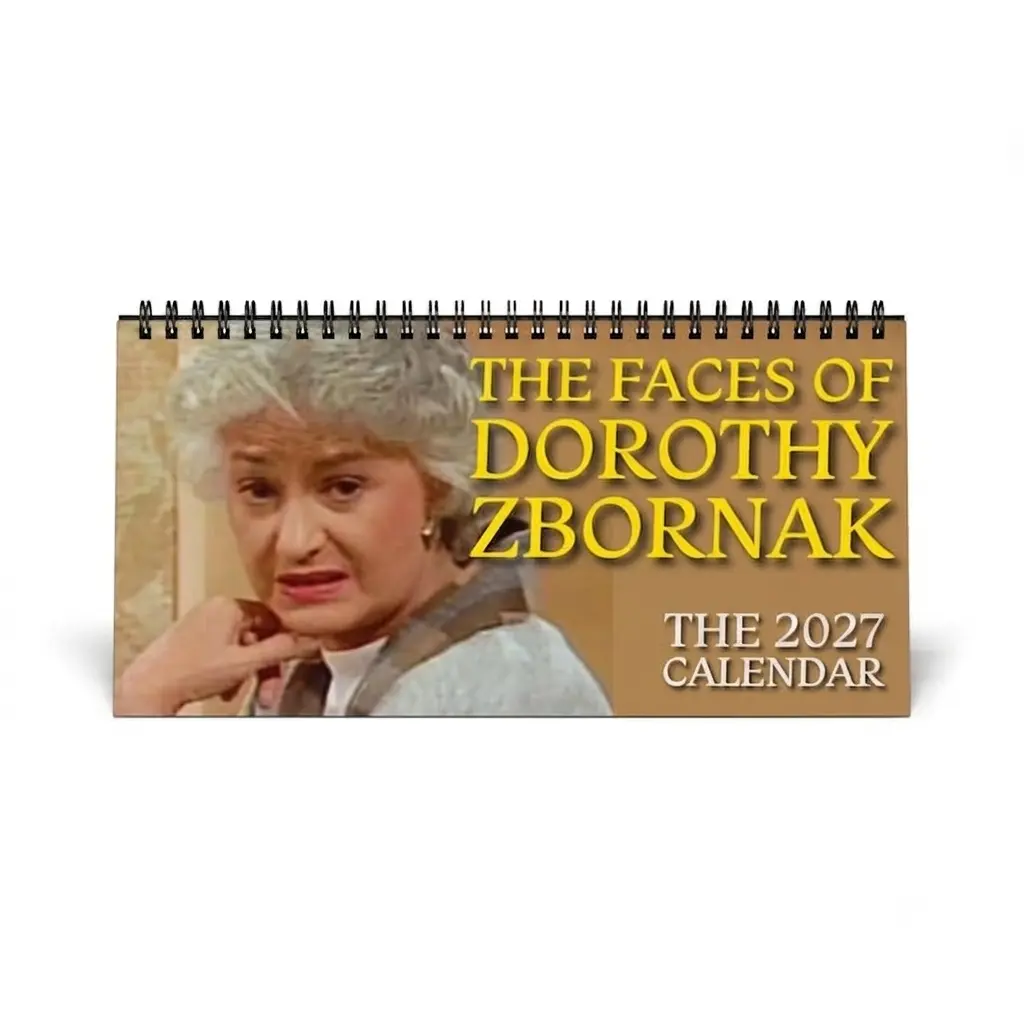 Golden Girls Calendar The Faces Of Dorothy Zbornak 2027 Desktop Calendar | Golden Girls Fan Merch And Gifts
