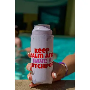 12 oz. Bitchpop Slim Can Koozie