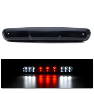LED Third Brake Fits For 2007-2013 Chevy Silverado GMC Sierra 1500 2500 LED Third Brake Light Stealth Black Housing Smoked Lens