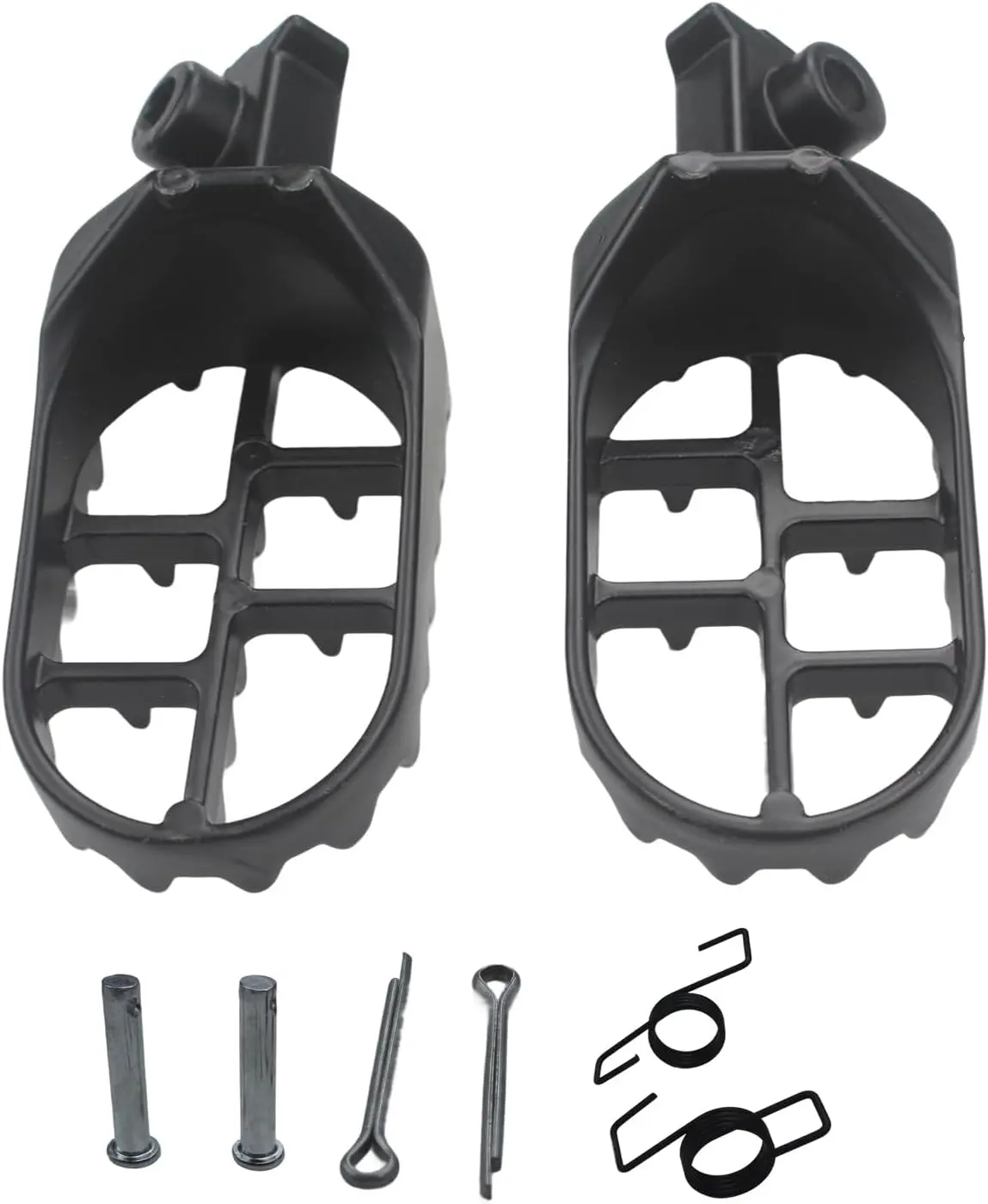 Motorcycle Aluminum Foot Pegs Rests Footpegs for PW50 1981-2021 PW80 1983-2006 Dirt Pit Bike Motorbike Motocross Minibike