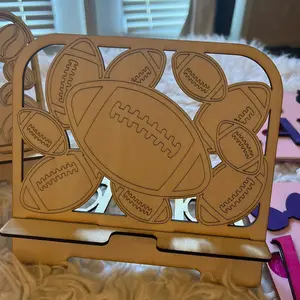Custom football phone stand gift