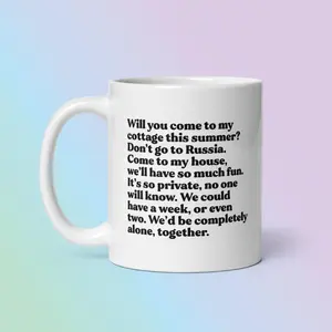 Heated Rivalry Mug Will You Come to The Cottage Mug  Shane Hollander and Ilya Rozanov  Shane Hollander Mug  Heated Rivalry Gift
