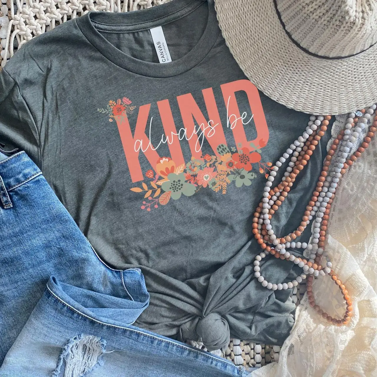 Always Be Kind Screen Print Heat Transfer