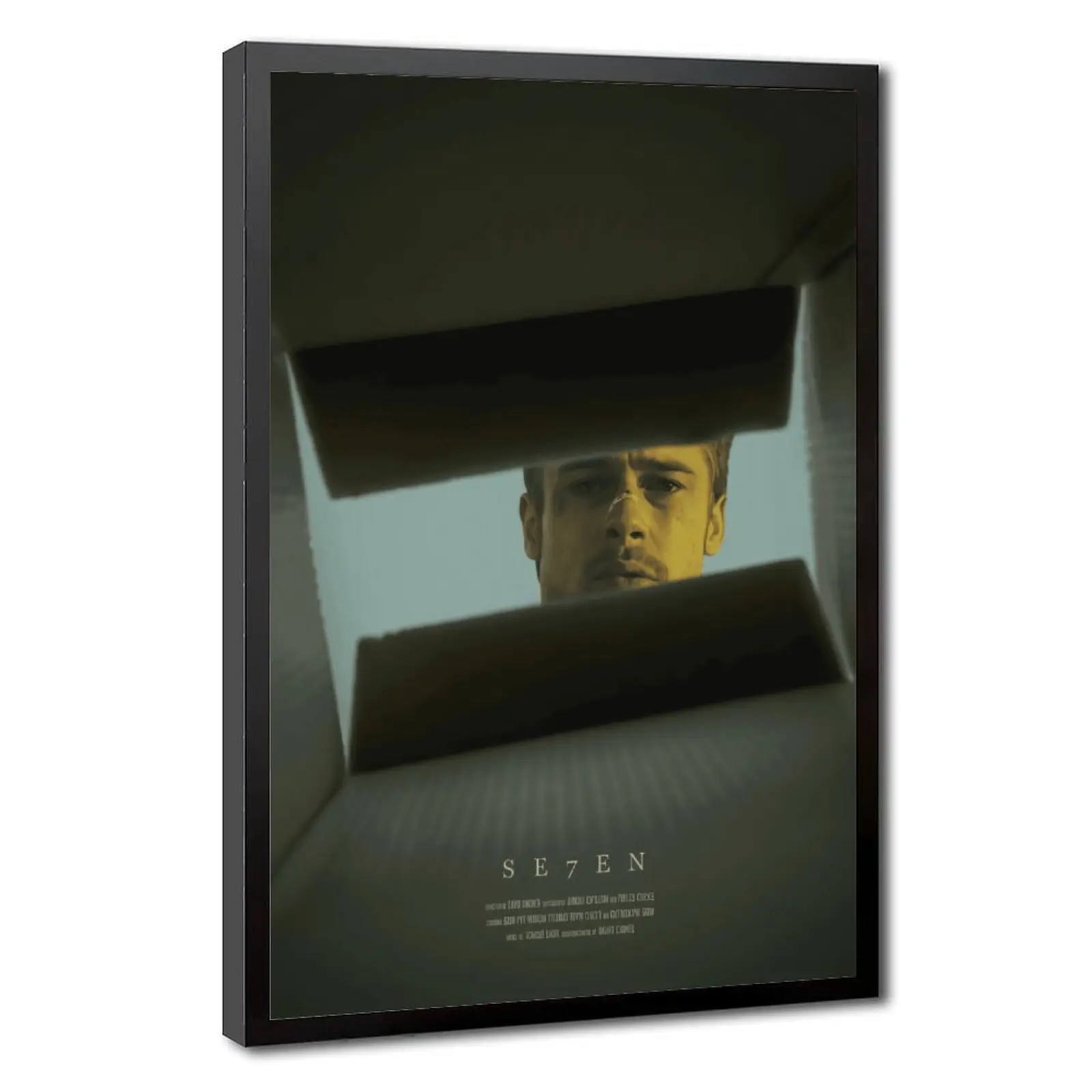 Se7en Iconic Industrial Lightweight Canvas Print - Artistic Home Decor for Movie Lounge & Movie Lover Room Upgrade, Decoration