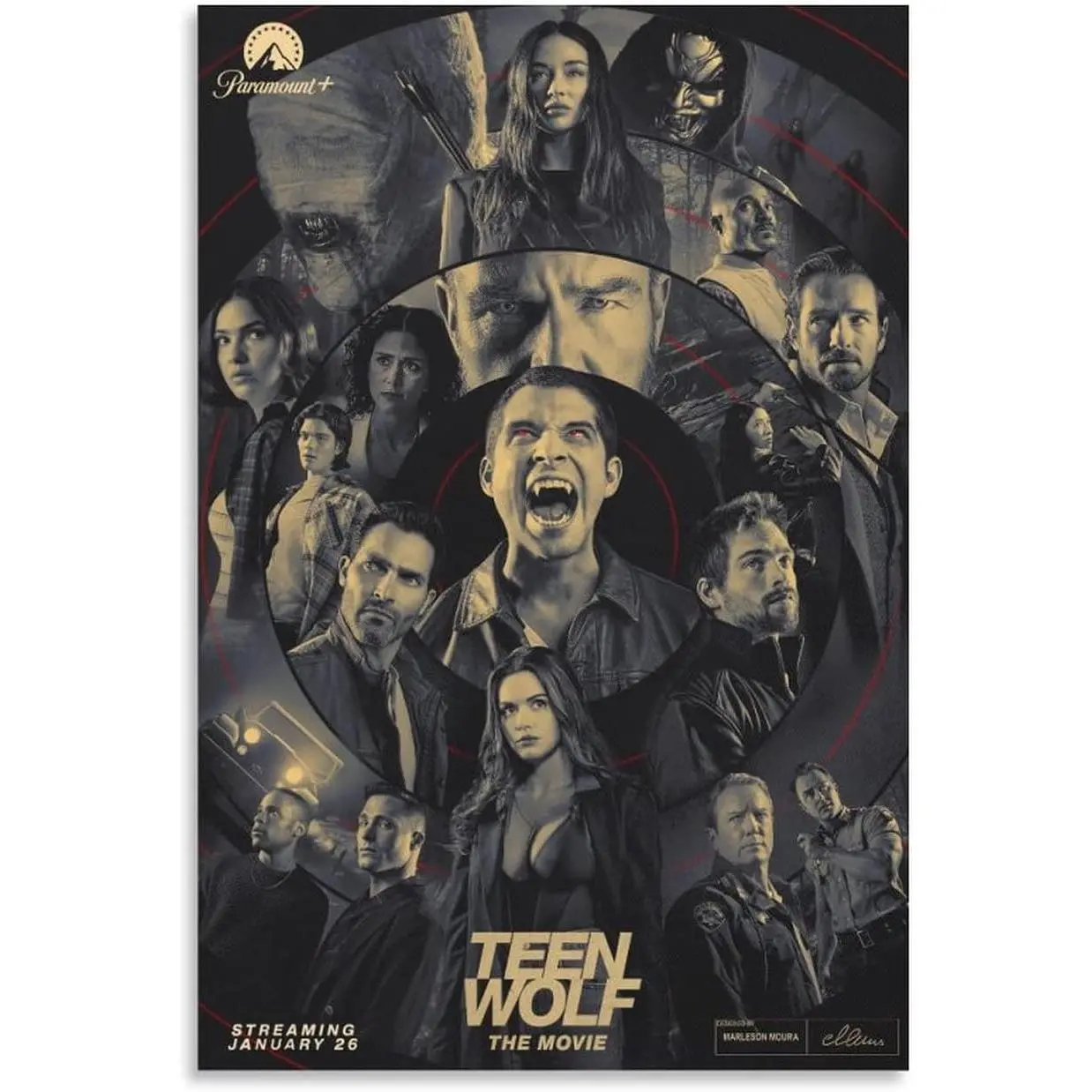 Teen Wolf TV Series Poster Canvas Wall Art Prints for Wall Decor Room Decor Bedroom Decor Gifts
