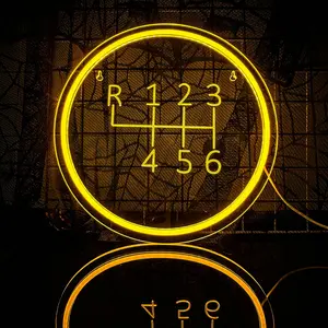 Manual Gear Shift Pattern Neon Sign, LED Neon Light, Personalized Fashion Light Sign, LED Neon Light Sign for Home, Party, Bar, Club Decor