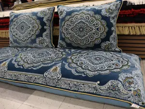 Luxury BLUE Afghan Toshak Cover Set B07 | Velvet High Quality | Custom Made Toshak Set