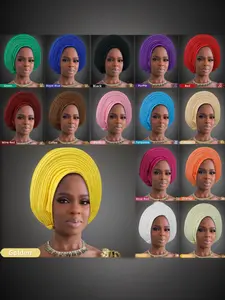 Women's Solid Color Multi-Layer Back Hair Wrap Headscarf Cap, Boho Style Scarf, Simple Daily Home Use Head Cover, Comfortable and Stylish