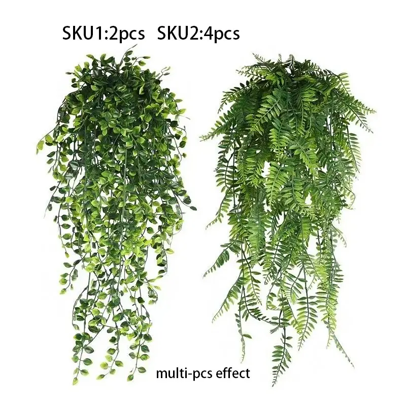 Large artificial hanging ferns, suitable for decorating your home office, garden porch, weddings, and other special occasions, ideal for year-round display, House Plants Decor, Fake Plant Decoration, Artificial Flowers For Outside