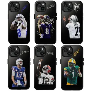 Custom Football Players Phone Case, Football Fans 2026 Phone Cover, Football Phone Case Suitable for iPhone 17-11 Pro Max/Plus and  Samsung Galaxy S23-25