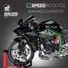 1:9 Accurate Scale Alloy Construction Motorcycle Model with Spray Lights Sound Effects, Collectible Toy for Enthusiasts, Detailed Diecast Motorbike Replica, Diecast Metal Model, Diecast Vehicles
