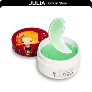 【JU】Dr.LoLa Hydrogel Eye Patches | Lighten Dark Circles with Niacinamide | Smooth Skin with Hydrolized Collagen | Reduce Wrinkle Depth with Adenosine | 60 Pcs |  Korean Eye Care