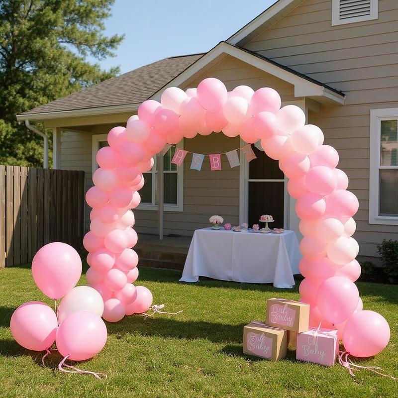 50 Pcs 12 Inch Pink Balloons, Premium Light Pink Latex Balloons for Party Decorations, Thick Pastel Pink Balloons for Girls Birthday, Baby Shower, Wedding, Bridal Shower, Princess Theme Party