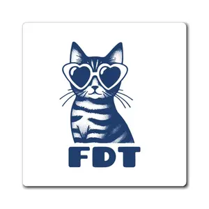 FDT Magnet (Car or Fridge), Anti-Trump Anti-Maga, Cat Ladies for Kamala, FDT Bumper, Not My President Car Magnet, Democrat Feminist Gift