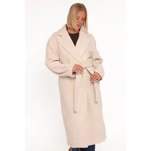 Goodie Shearling Coat - Cream