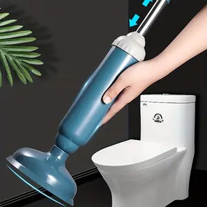 Manual Toilet Plunger Drain Pipe, Easy-To-Use Air Pressure Plunger, 1pc Bathroom Tool, Efficient Water Discharge Solution