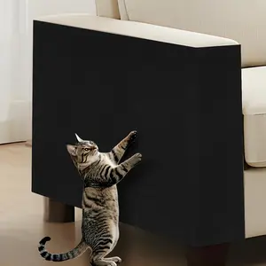 Self-Adhesive Cat Scratching Board, Durable Polyester Fiber, Multi-Functional Pet Interactive Climbing Frame, Wall and Furniture Protection, Vertical Scratcher