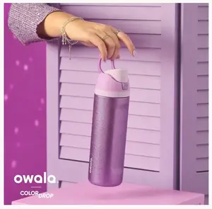 Purple Owala FreeSip 24 oz water bottle