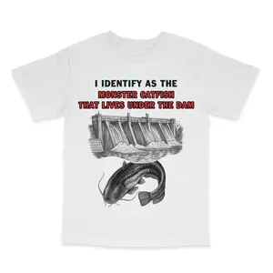 Monster Catfish Custom Printed T-Shirt