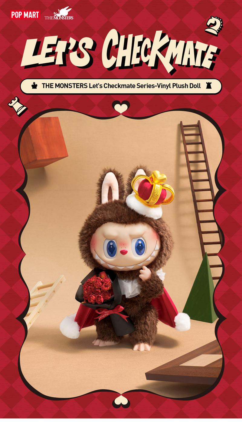 POP MART THE MONSTERS Let's Checkmate Series-Vinyl Plush Doll