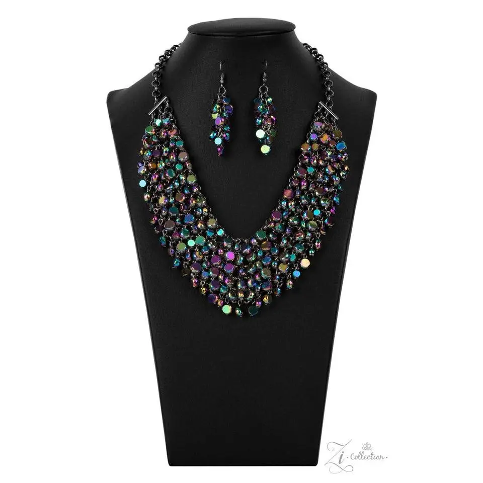 Vivacious Paparazzi 2021 Zi Collection Oil Spill Necklace