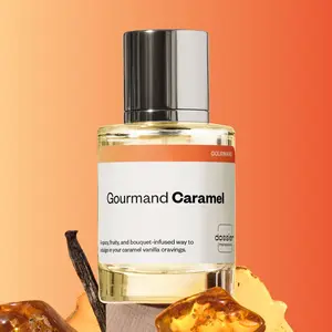 Gourmand Caramel, Dossier, Women's Perfume, Eau de Parfum, 50ml, Pink Pepper, Melon, Caramel, Vanilla, Cacao, Musks