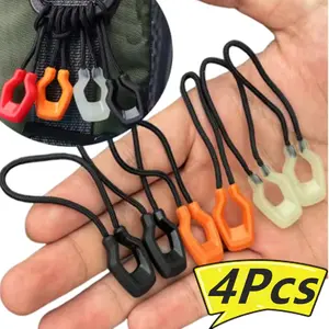 Luminous Zipper Pullers, Convenient Zipper Extension, Knapsack Jacket Zippers Accessories, Tent Zipper Pull Slider Head Tool, Durable, Visibility, Practical Addition
