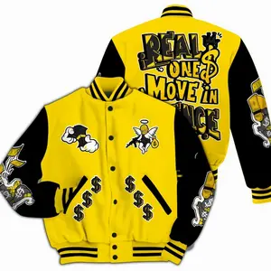 Retro Thunder 4s Matching Varsity Jacket - Graphic Print Streetwear Outfit S0CZ