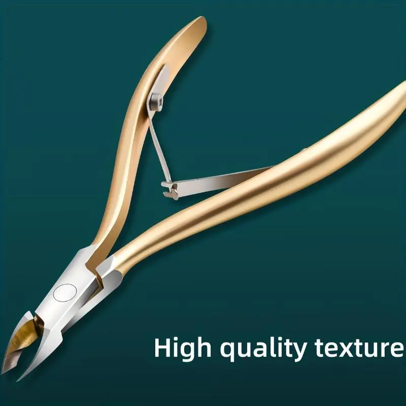 Precision Stainless Steel Cuticle Scissors - Hypoallergenic, Nippers for Dead Skin Removal, Manicure & Pedicure Care Tool with Ergonomic Handles