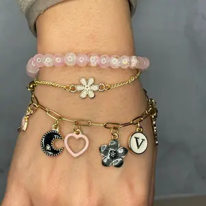 Build Your Own Charm Bracelet Kit with 3 Chains, 21 Charms, Clasps, Jump Rings & Needle Nose Pliers