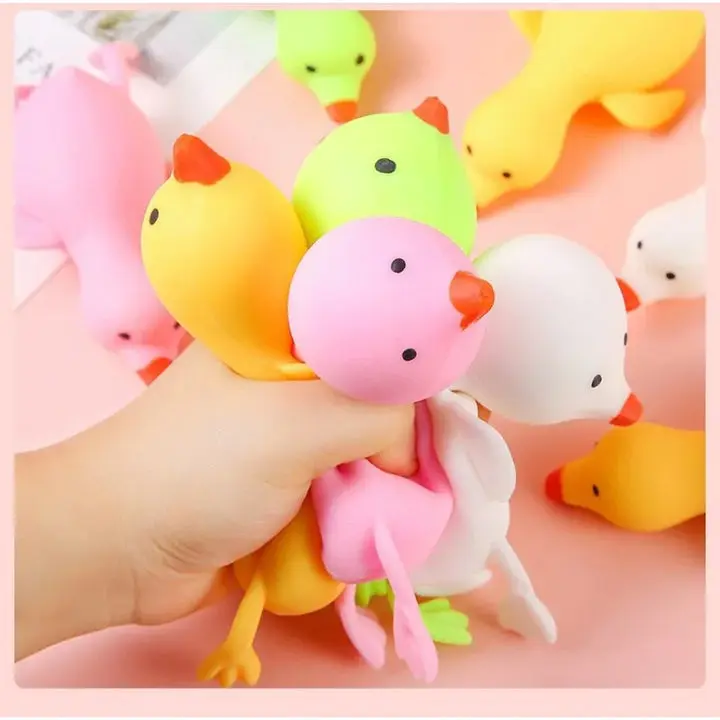 Antistress Duck Squeeze Toys Goose Cute Kawaii Animals Vent Toys for Adults Decompression Stretch Toys