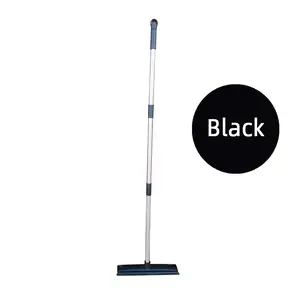 Pet Hair Rubber Broom Floor Brush for Carpet Dog Hair Remover with Built in Squeegee Silicone Broom Hair Remover Cleaning Does not apply