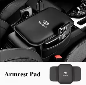 For Toyota Car Armrest Cushion Cover Center Console Box Pad Mat with Pocket