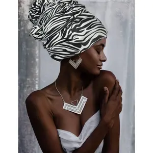 Head Wraps Turbans Stretch Jersey Knit Headwraps Wrap Scarf Turban Tie for Women