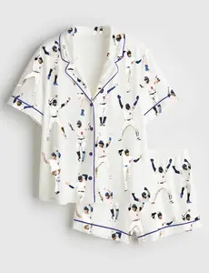 Women's Baseball League Short Sleeve Satin Pajama Set #PersonalizedPjs #BambooPajamas #MatchingSets #VintageVibe #PajamaCore