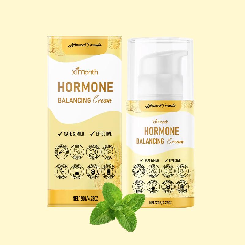 Natural Progesterone Hormone Balance Cream for Women, Bioidentical Micronized Formula, Dermatologist-Tested Cosmetic Moisturizer for Menopause & Menstrual Comfort