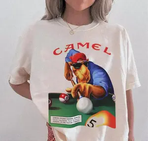 Retro Bida Pool Game Camel Joe Tshirt, Y2k Streetwear Graphic Tee, Fashion For Mens Gift For Him