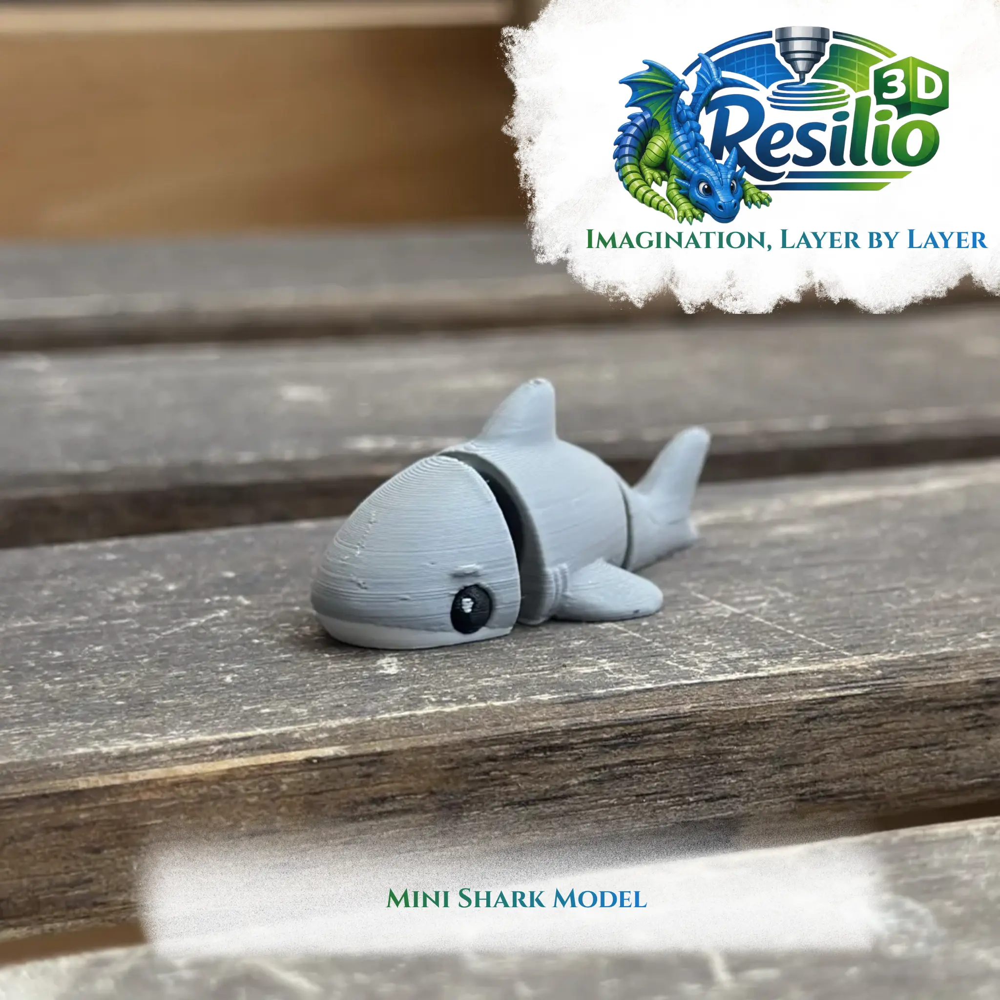Mini 3D Shark Model (10)