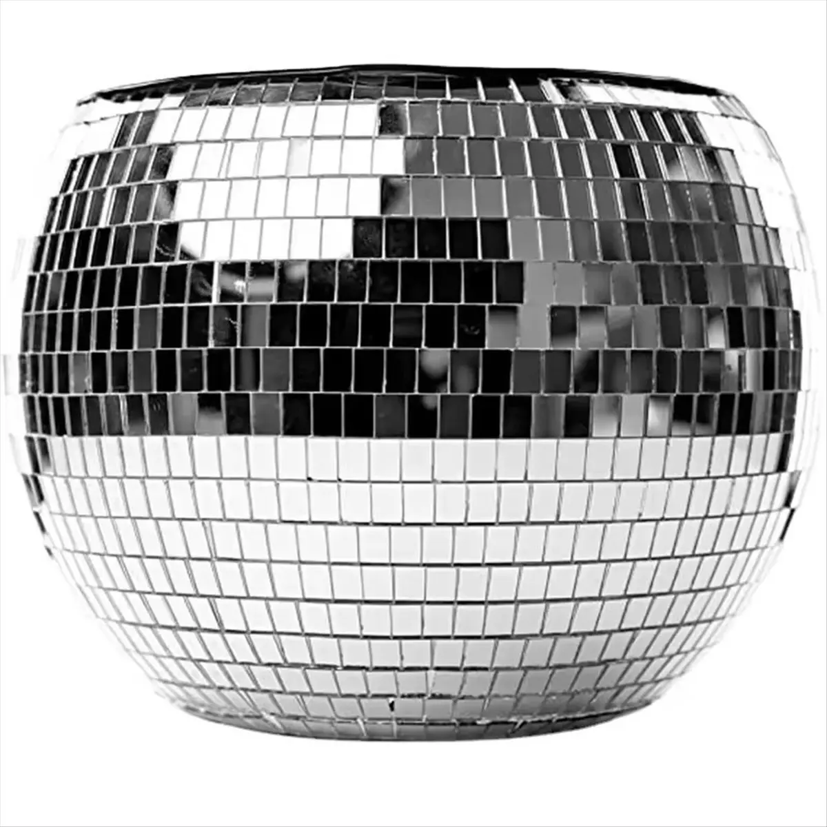 10-Inch Disco Ball Ice Bucket Silver Sparkly Mirror Ball Icebucket for Wine, Drinks, Home Bar Beverage Cooler for Partys