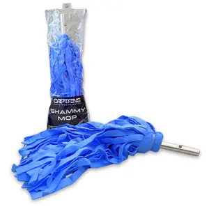 Premium Chamois Mop Head for Boats - Marine Shammy Mop for Drying Hard-to-Reach Areas on Boats & Yachts - Universal Push Pin Connection fits Handles