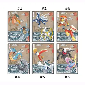 Pokemon Poster, Pokemon Wall Art Print, Pokemon Home Decor, Pokemon Travel Poster