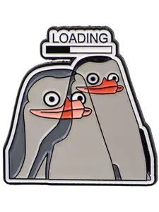 Loading Adorable Penguin Brooch Pin, Cute Cartoon Animal Badge, Perfect Accessory for Clothing Decoration, All Season Wearable Jewelry