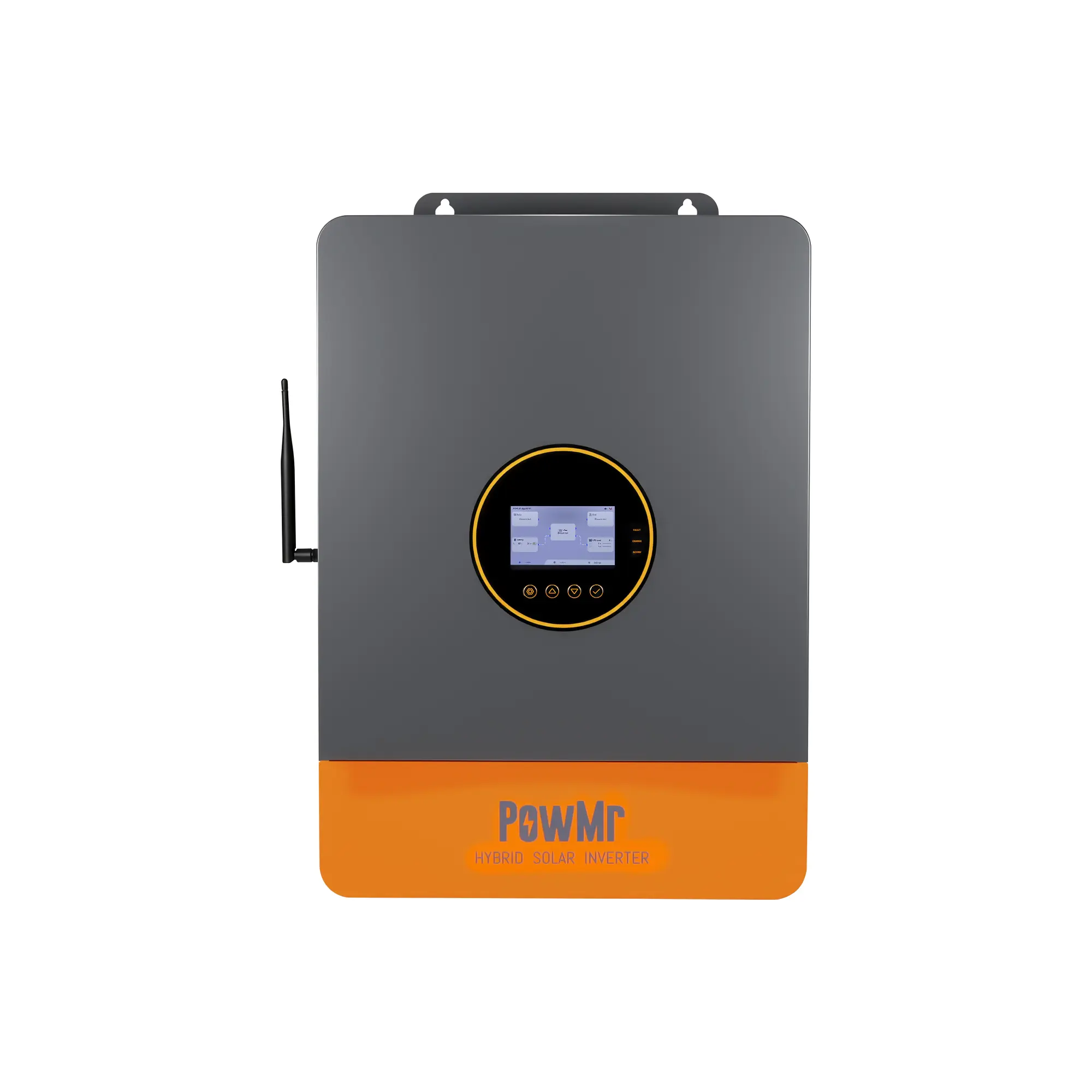 PowMr 12KW Split Phase Pure Sine Wave Hybrid Solar Inverter - 48V to 120/240V AC, UL1741 Listed, 200A MPPT Charge Controller (mppt control), Parallel Capable, for Lead Acid & Lithium Batteries, User-Definable Settings