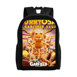Garfield-Backpacks for Girls, Cute School Backpack, Aesthetic Bookbag for Teens, Lightweight Classic Backpack for Travel, Work, Picnic A-10