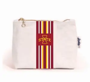 Small canvas pouch - Iowa State