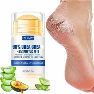 40g 60% urea foot Moisturizing cream, Moisturizing foot lotion, containing 2% salicylic acid, suitable for cracked feet, moisturizing dry skin, foot care for both men and women, containing jojoba oil, avocado oil and aloe vera, Foot Cream